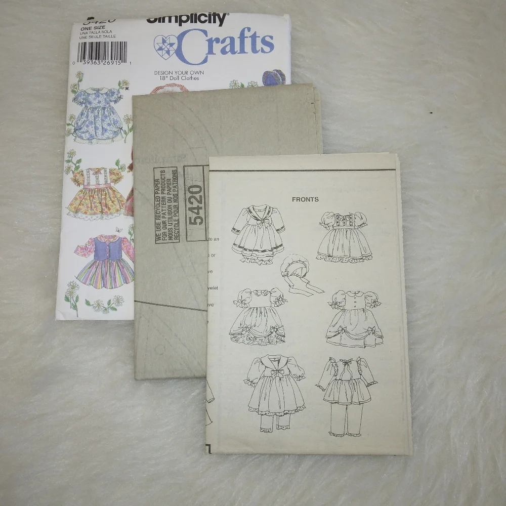 SIMPLICITY 5420 Design your own 18